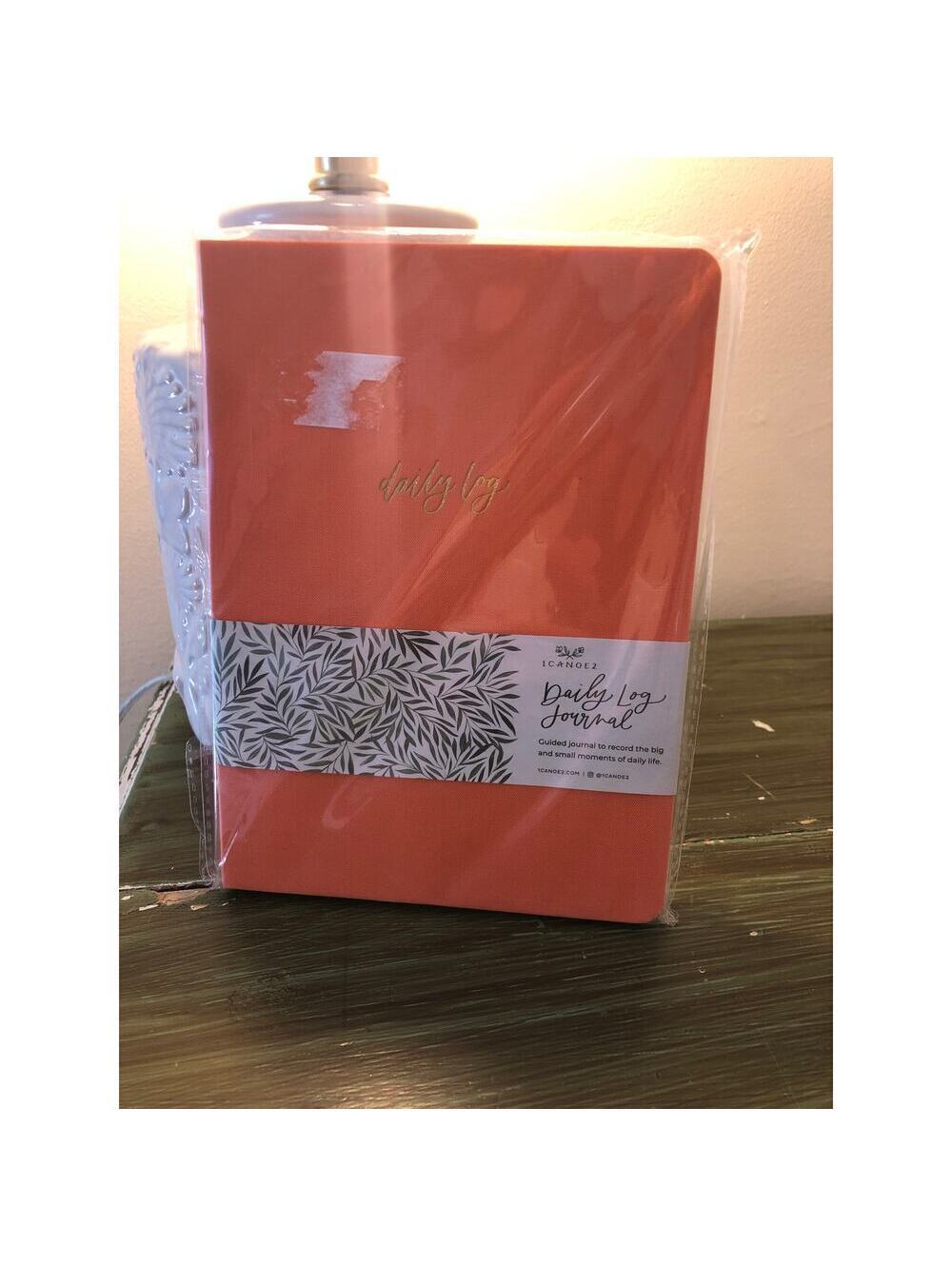 1Canoe2 NWT Orange Daily Log Journal 5.25x7.25